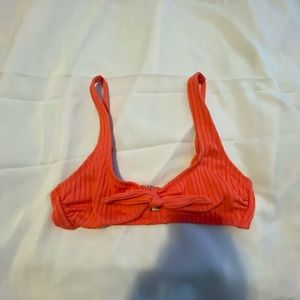 Adjustable coral bikini top with matching bottoms! (See on my page)